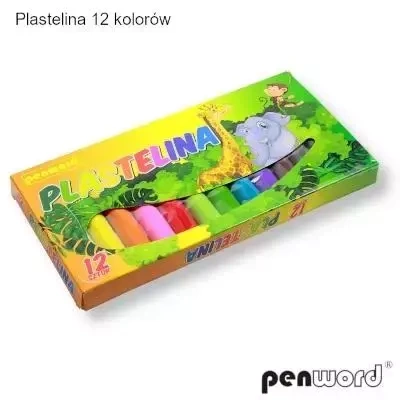 Plastelina 12 kolorów - Penword