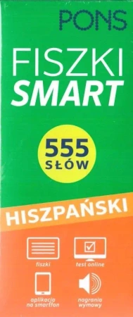 Fiszki Smart 555 słów. Hiszpański w.2022 - praca zbiorowa
