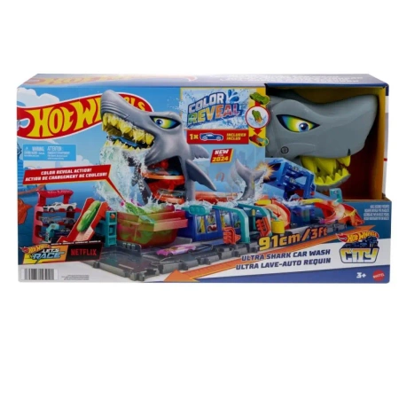 Zestaw City Ultra Myjnia Rekina - Hot Wheels