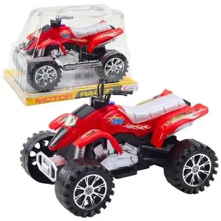 Quad terenowy z napędem czerwony - Leantoys
