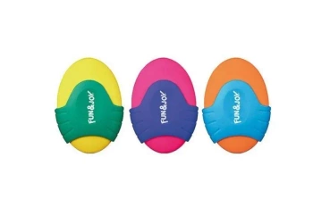 Gumka do mazania płaska owalna mix - Titanum