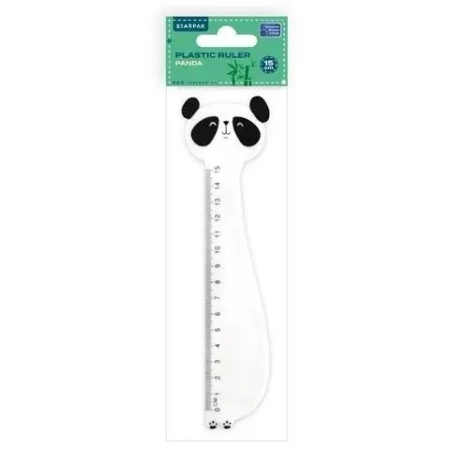 Linijka plastikowa 15cm Panda - STARPAK
