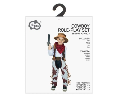 Strój dla dzieci Kowboj 130/140cm - Godan
