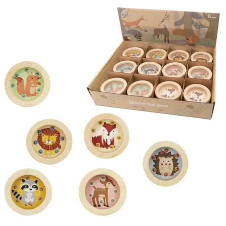 Drewniana gra balansujące kulki - Askato