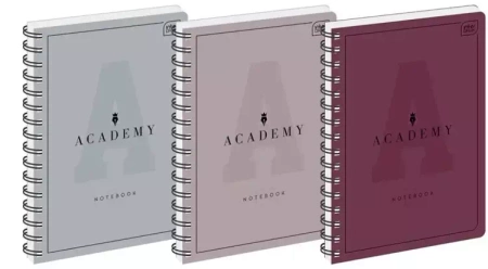 Kołozeszyt A4/100K kratka Academy (5szt) - INTERDRUK