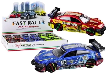 Wyścigówka z napędem 1:36 MIX - Leantoys