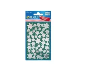 Naklejki - Srebrne gwiazdy - Zdesign