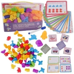 Zestaw edukacyjny nauka kolorów liczenia - Maksik