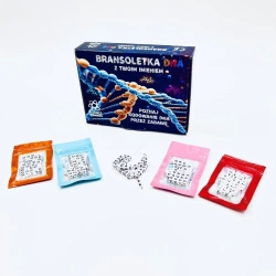 Bransoletka DNA z twoim imieniem - Science Boards