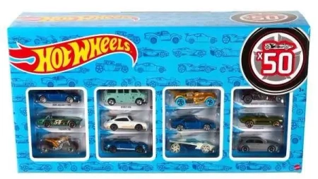 Hot Wheels Zestaw prezentowy 50-pak - Mattel
