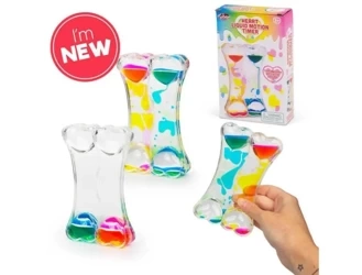 Klepsydra z płynem w kształcie serca - One for Fun