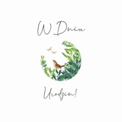 Karnet Swarovski kwadrat CL4013_PO W Dniu Urodzin! - Clear Creations