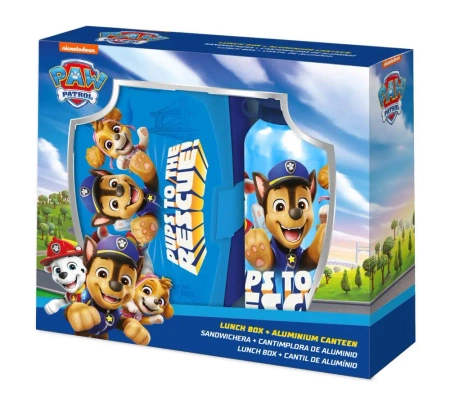 Zestaw śniadaniówka + bidon 500ml Paw Patrol PW19992 - Kids Euroswan