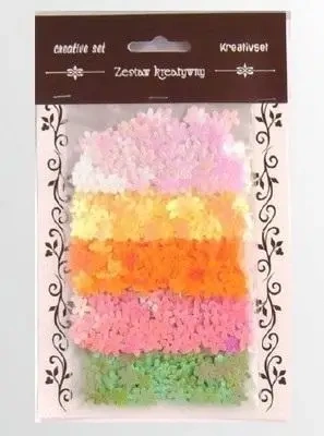 Zestaw cekiny kwiatki 30g - Galeria Hobby