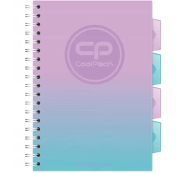 Kołobrulion B5 Coolpack 100 kartek Gradient BLUEBERRY - PATIO