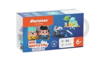 Mini Waffle Auto policyjne + sklep jubilerski - Marioinex