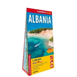 Comfort map Albania 1:280 000 - praca zbiorowa