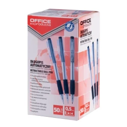 Paczka Długopis automatyczny Office Products 0,7mm czarny 50 sztuk