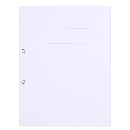 Skoroszyt A4 z oczkiem nadruk biały - Office