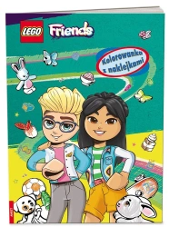 LEGO Friends. Kolorowanka z naklejkami - praca zbiorowa