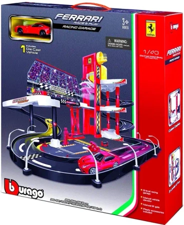 Bburago1:43 Tor wyścigowy Ferrari Racing Garage 18-30197 - Bburago