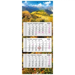 Kalendarz 2026 trójdzielny główka płaska Tatry - EV-Corp