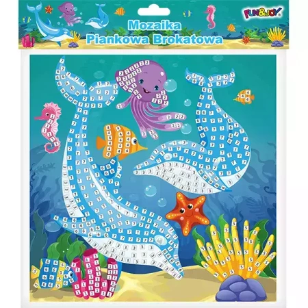 Mozaika samoprzylepna - delfiny