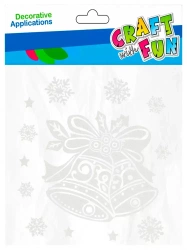 Naklejki Na SzybĘ BoŻe Narodzenie Dzwonki Craft with Fun 501426