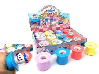 Gniotek klown z kapelusza 6,5cm (12szt) - ADAR