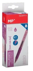Długopis żelowy fuksja (12szt) - MP Main Paper