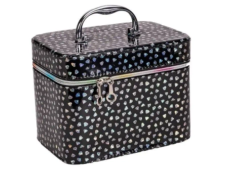 Kuferek L z lusterkiem na zamek 23x17x15cm - ADAR