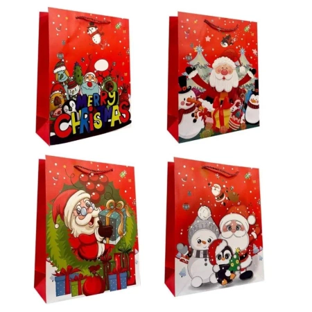 Torebka prezentowa S Boże Narodzenie mix - Ju-Piter