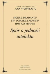 Spór o jedność intelektu - Opracowanie zbiorowe