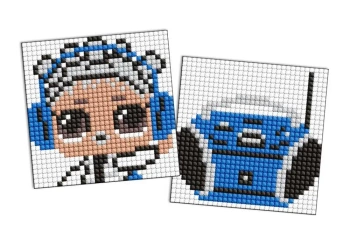 Diamentowa mozaika na magnes - LOL Boombox 9x9cm - Ideyka