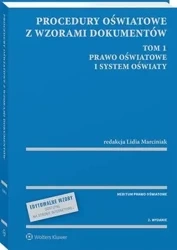 eBook Procedury oświatowe z wzorami dokumentów. Tom 1. Prawo oświatowe i system oświaty - z serii MERITUM - Lidia Marciniak