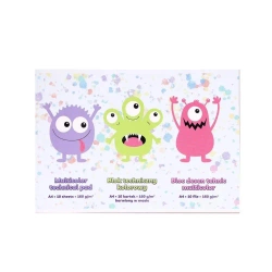 Blok techniczny barwiony A4/10K 160g Monsterki - Strigo
