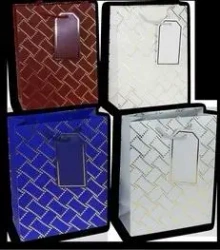 Torebka prezentowa 30x39x12cm MIX - Kalpol