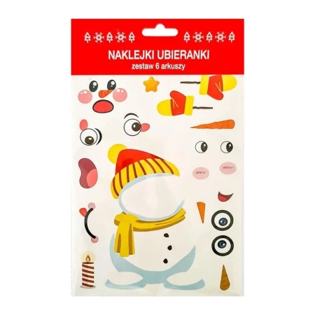 Naklejki ubieranki Bałwan - MCD