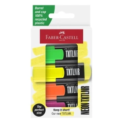Zakreślacz mini TXTLNR neon 4szt - Faber Castell