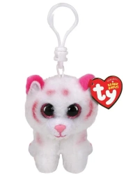 Beanie Boos Tabor - Różowo-biały Tygrys brelok - TY