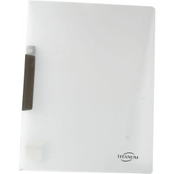 Skoroszyt z klipem A4 czarny - Titanum