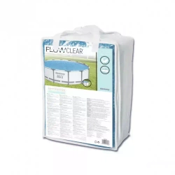 Pokrywka solarna do basenu stelażowego 427 cm BESTWAY 58252