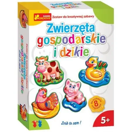 Magnesy na lodówkę - Zwierzęta gospod i dzikie - Ranok-Creative