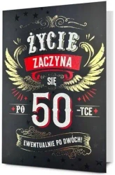 Karnet B6 Urodziny 50 - Pan Dragon