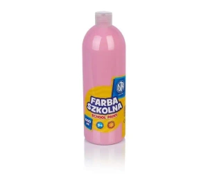 Farba szkolna różowa jasna 1000ml ASTRA - ASTRA papiernicze