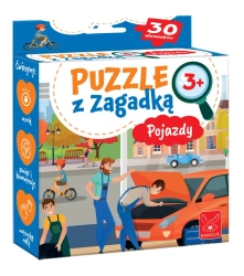 Puzzle z zagadką Zwierzątka 3+ - Kangur