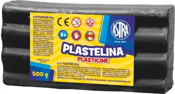 Plastelina czarna (500 g)