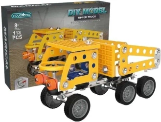 Klocki konstrukcyjne metalowe 113el - Merkpol