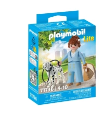 Playmobil Kobieta z dalmatyńczykiem 71736