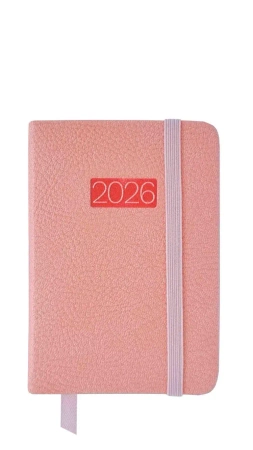 Kalendarz 2026 LUX tygodniowy różowy V6 KK-1L - AVANTI